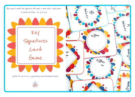 Key Signature Match: Music Theory Card Game